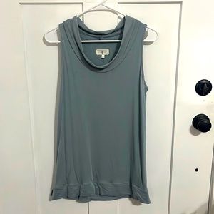 Cowl-neck blue Lou and Grey top -XS
